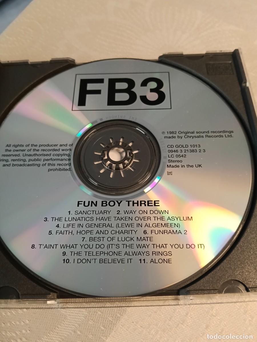 CDs de m&uacute;sica: RAR CD. THE FUN BOY THREE. MISMO T&Iacute;TULO - Foto 2