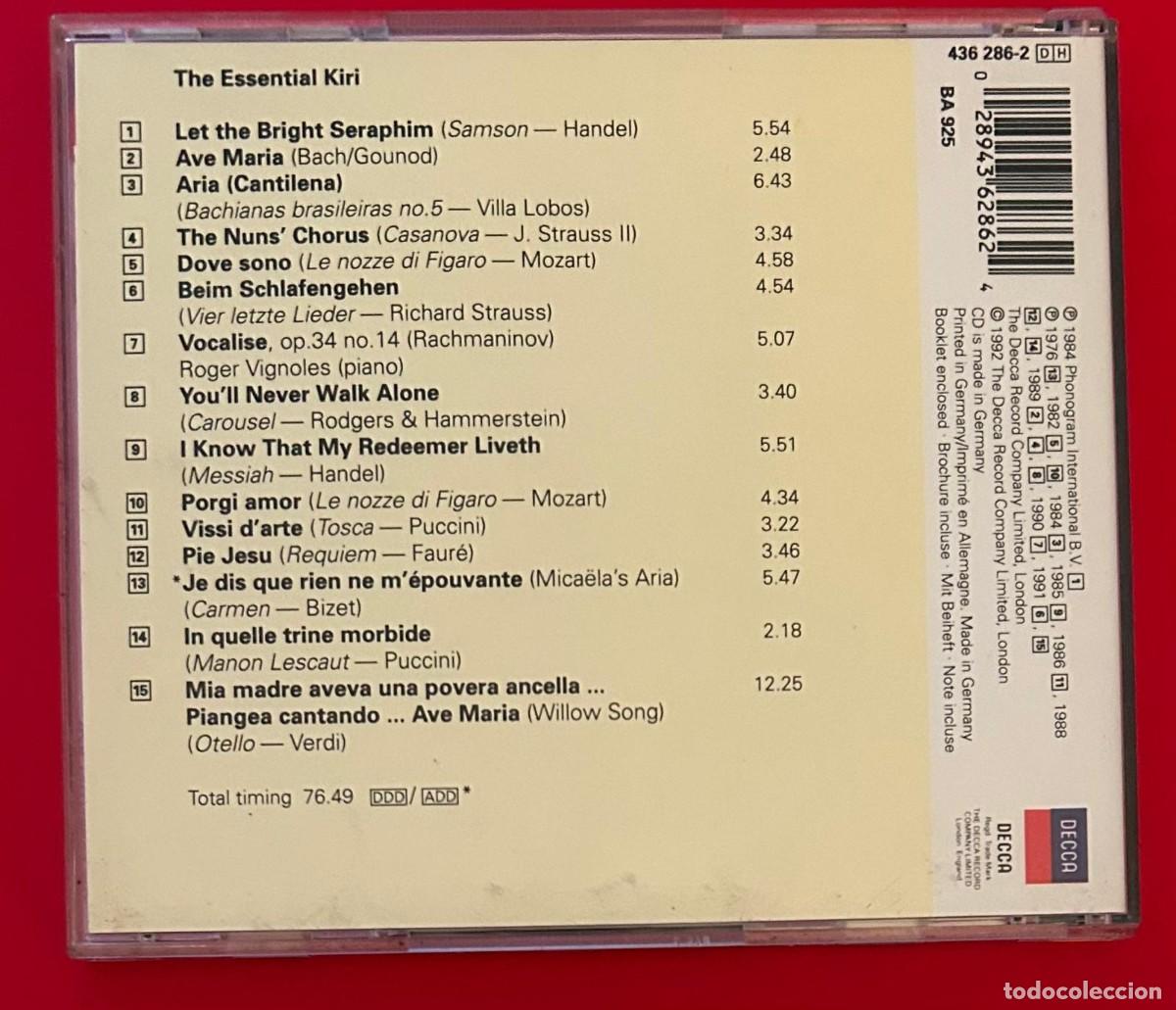 CDs de m&uacute;sica: KIRI TE KANAWA - THE ESSENTIAL - Foto 2
