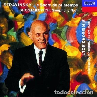 CDs de m&uacute;sica: Stravinsky: Le Sacre du Printemps / Shostakovich: Symphony No. 1- 0028943646925