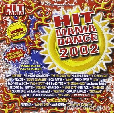 CDs de m&uacute;sica: Hit Mania Dance 2002- 5055038600529