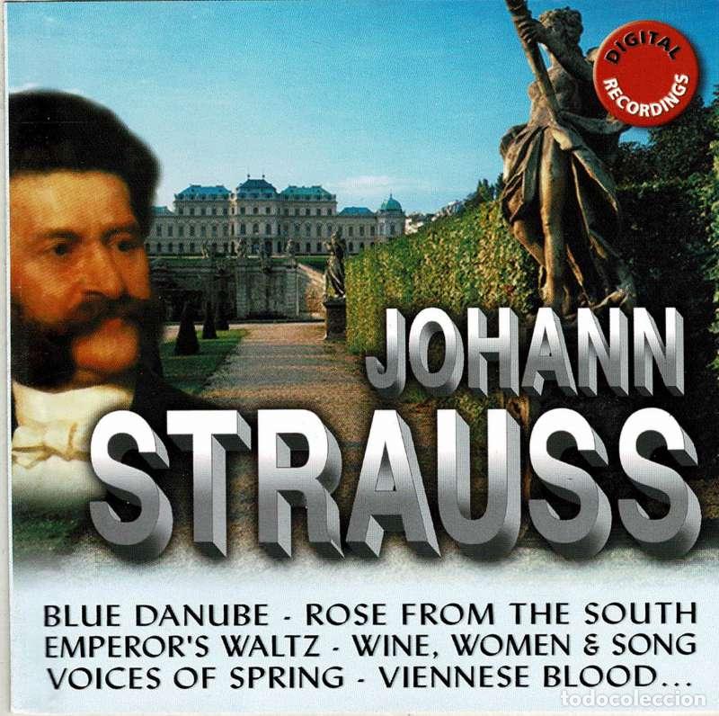 CDs de m&uacute;sica: Johann Strauss - Blue Danube. Rose from the South. Emperor's Waltz. CD