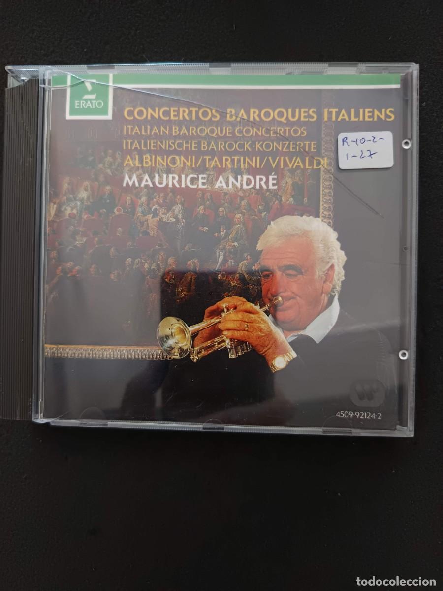 CDs de m&uacute;sica: CONCERTOS BAROQUES ITALIENS: ALBINONI, TARTINI / VIVALDI. TROMPERA: MAURICE ANDR&Eacute;