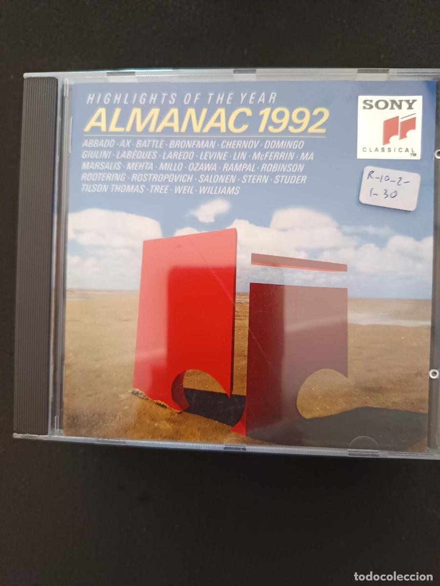 CD di Musica: SONY. HIGHLIGHTS OF THE YEAR. ALMANAC 1992.