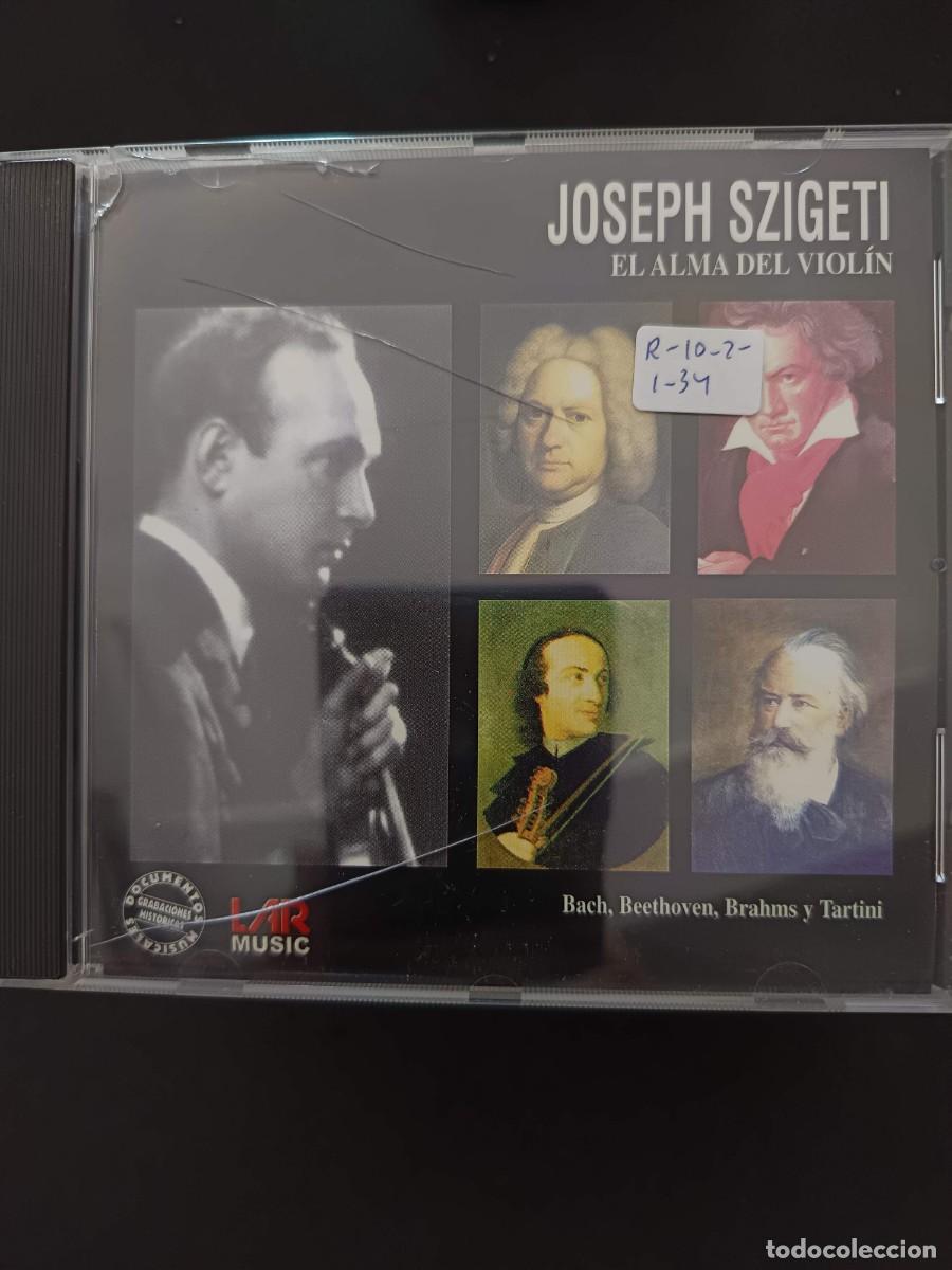 CDs de m&uacute;sica: JOSEPH SZIGETI, EL ALMA DEL VIOL&Iacute;N: BACH, BEETHOVEN, BRAHMS Y TARTINI