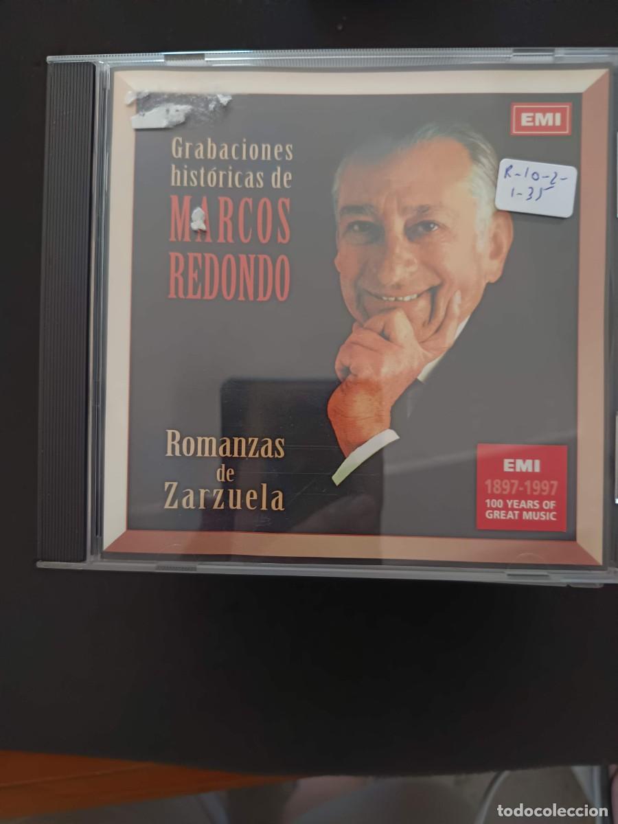 CDs de m&uacute;sica: GRABACIONES HIST&Oacute;RICAS DE MARCOS REDONDO. ROMANZAS DE ZARZUELA