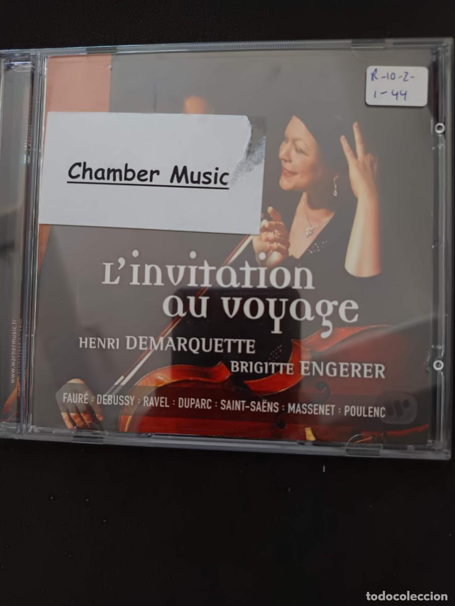 CDs de m&uacute;sica: L'INVITATION AU VOYAGE ( FAUR&Eacute;, DEBUSSY, RAVEL, DUPARC, SAINT-SA&Euml;NS, MASSENET, POULENC). PIANO: BRIG