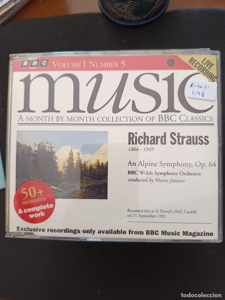 CDs de m&uacute;sica: MUSIC. A MONTH BY MONTH COLLECTION OF BBC CLASSICS. VOLUME 1, NUMBER 5. RICHARD STRAUSS: AN ALPEN SY