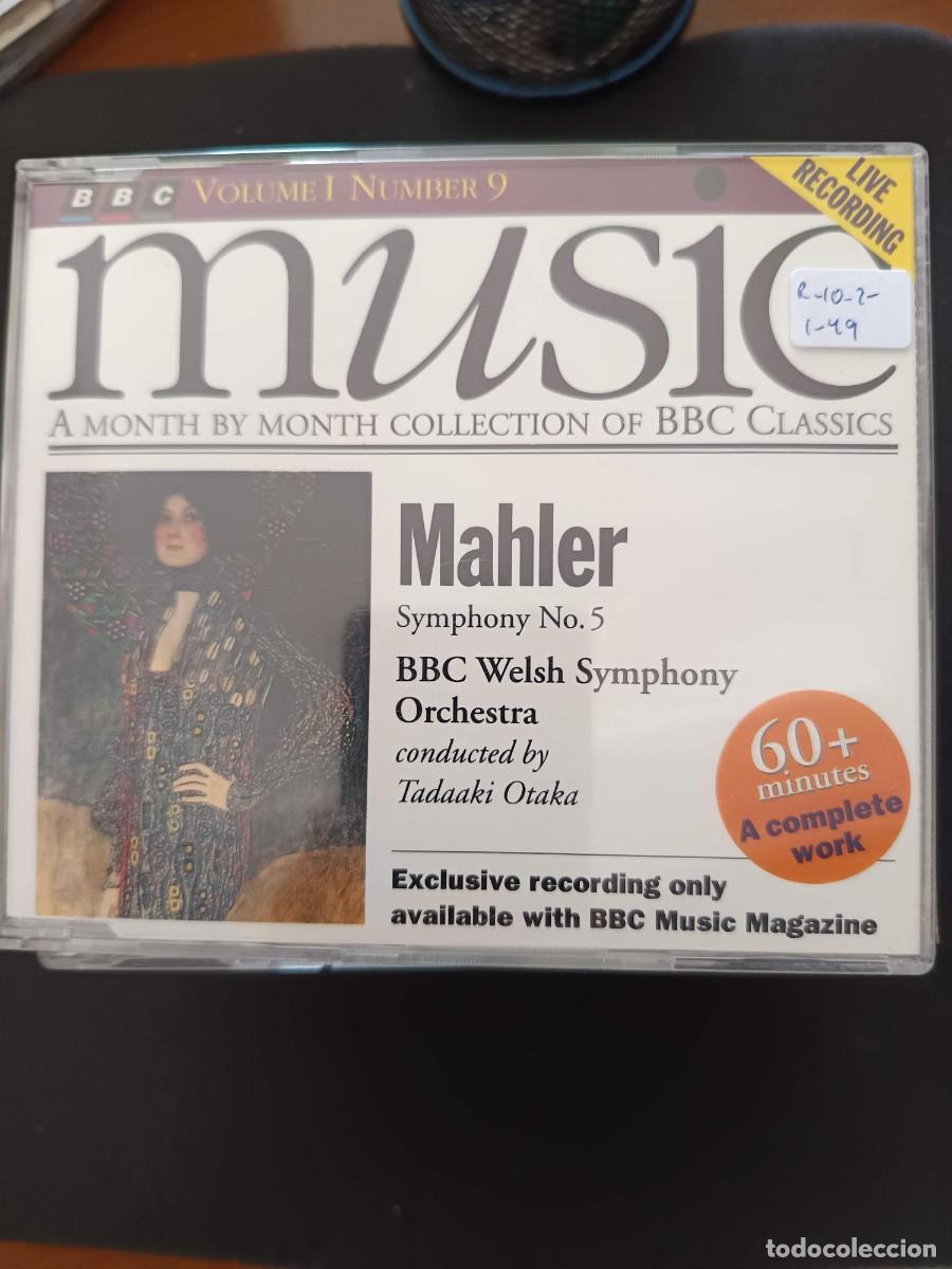 CDs de m&uacute;sica: MUSIC. A MONTH BY MONTH COLLECTION OF BBC CLASSICS. VOLUME 1, NUMBER 9. MAHLER: SYMPHONY N&ordm; 5.
