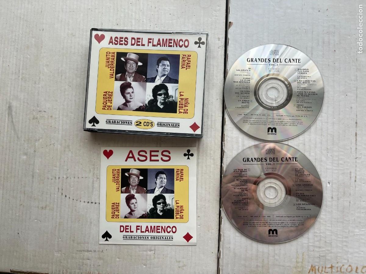 CDs de m&uacute;sica: ASES DEL FLAMENCO - CAJA GRANDE 2 CDS CD MUSICA KREATEN