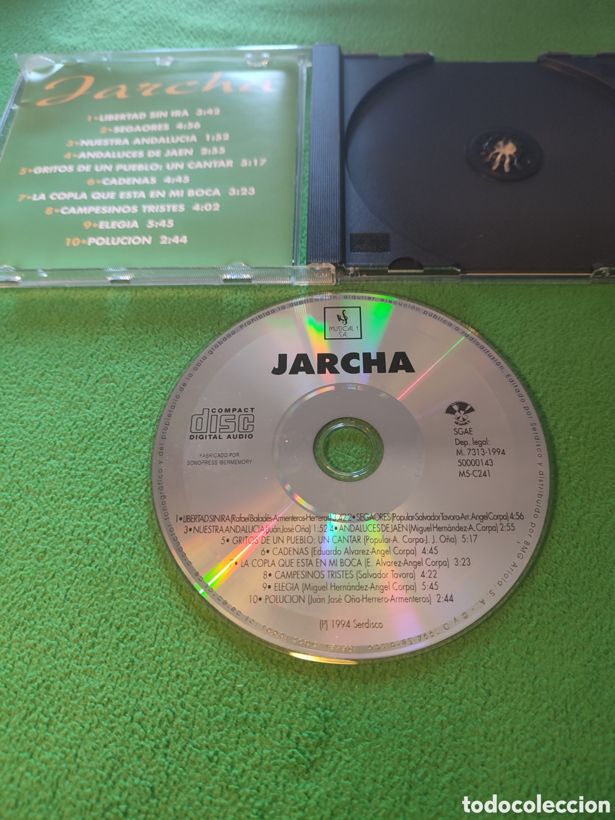CDs de m&uacute;sica: Jarcha - Versiones originales 1994 - Foto 2