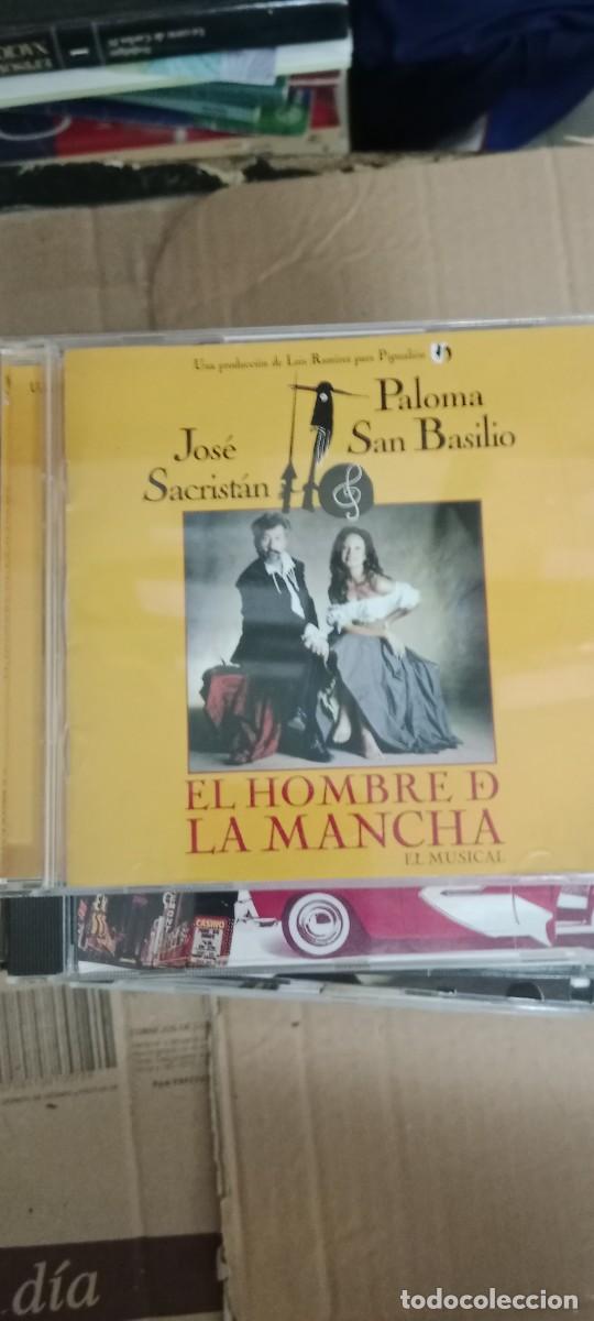 CDs de m&uacute;sica: El Hombre De La Mancha doble cd El Musical Jos&eacute; Sacrist&aacute;n Paloma San Basilio &lrm;1998 His CD MUSICA G-4
