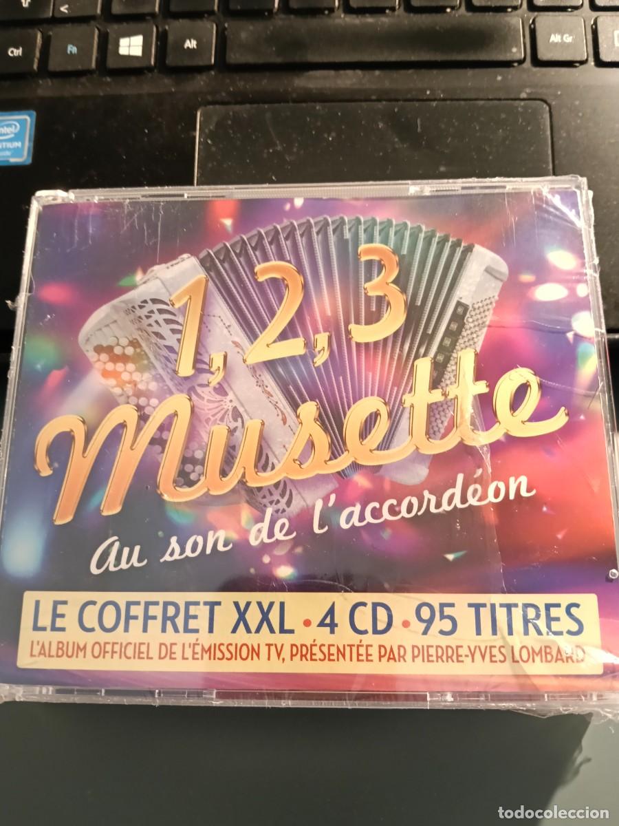 CD de M&uacute;sica: RAR 4 CD'S. 1, 2, 3. MUSETTE. AU SON DE L'ACORDEON. LE COFFRET XXL. NEAR MINT