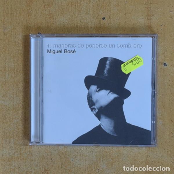 CDs de m&uacute;sica: MIGUEL BOSE - 11 MANERAS DE PONERSE UN SOMBRERO - CD