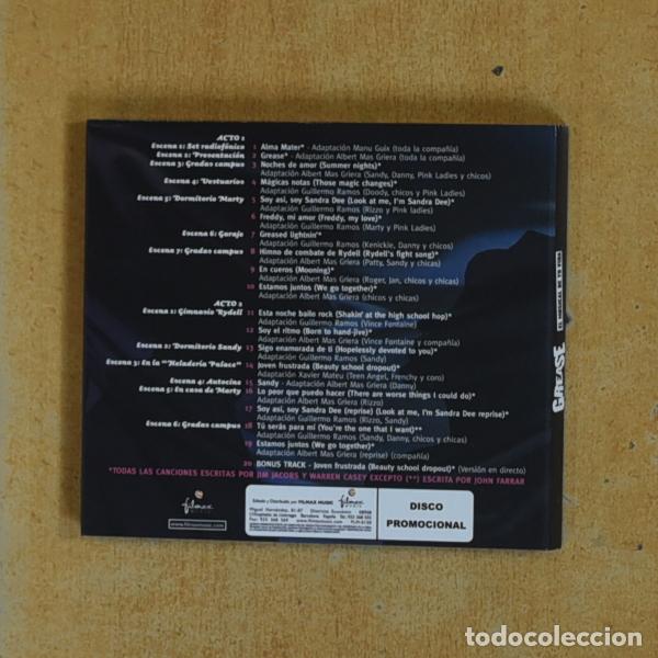 CDs de m&uacute;sica: JIM JACOBS / WARREN CASEY - GREASE - CD - Foto 2