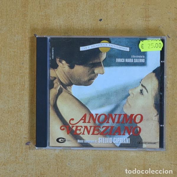 CDs de m&uacute;sica: STELVIO CIPRIANI - ANONIMO VENEZIANO - CD