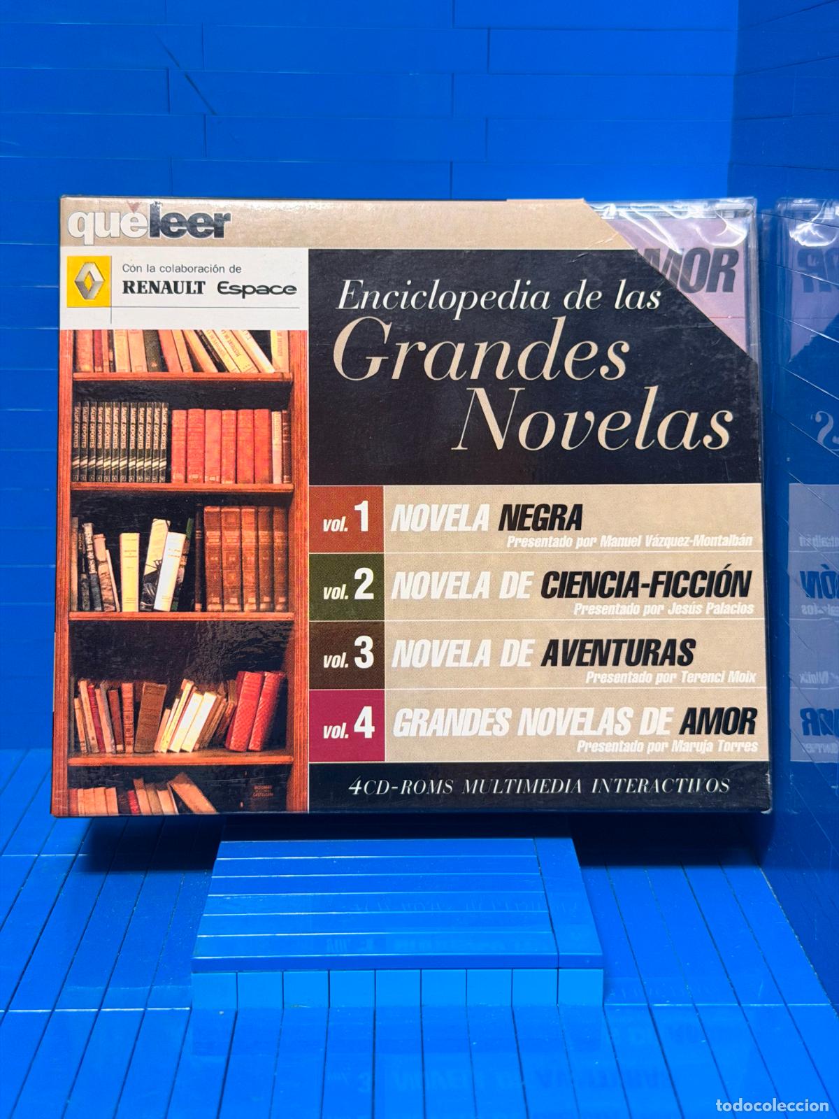 CDs de m&uacute;sica: ENCICLOPEDIA DE LAS GRANDES NOVELAS - VOL. 1: NOVELA NEGRA &ndash; MANUEL V&Aacute;ZQUEZ MONTALB&Aacute;N &ndash; 2001 &ndash; CD