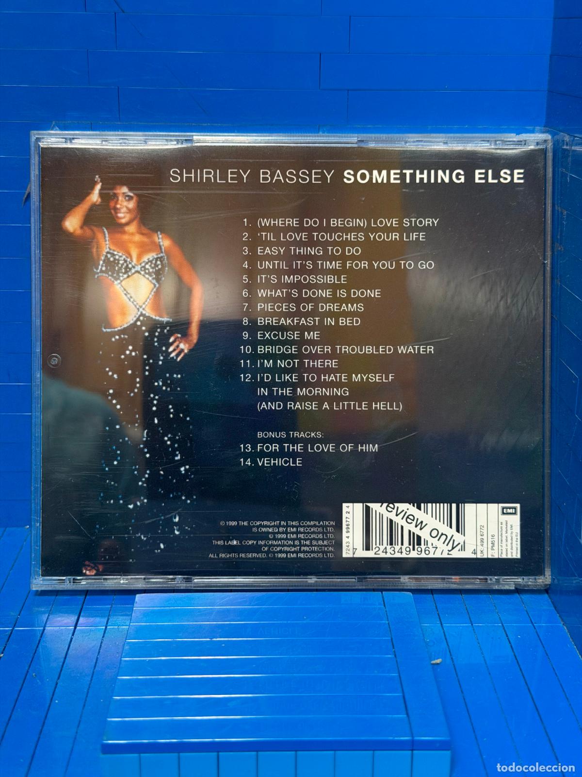 CDs de m&uacute;sica: SOMETHING ELSE &ndash; SHIRLEY BASSEY &ndash; 1999 &ndash; CD - Foto 2