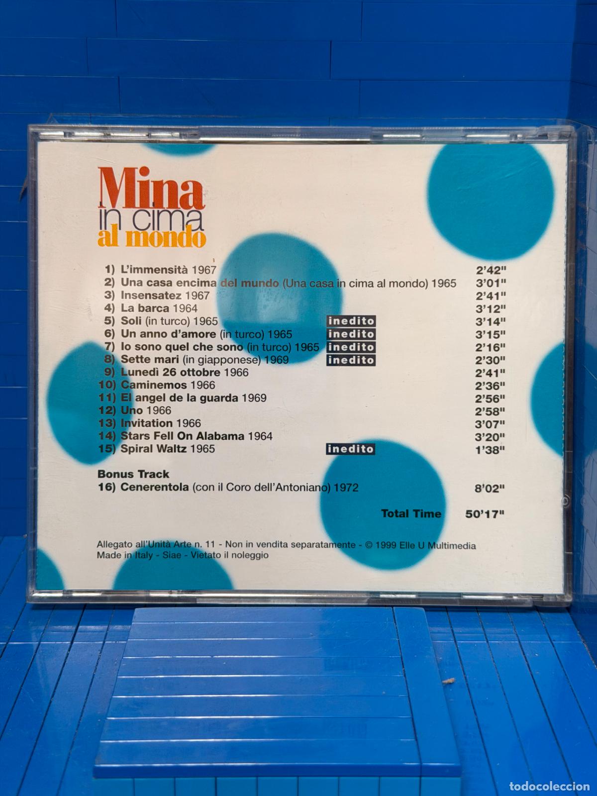 CDs de m&uacute;sica: A CIMA &ndash; MINA &ndash; 1999 &ndash; CD - Foto 2
