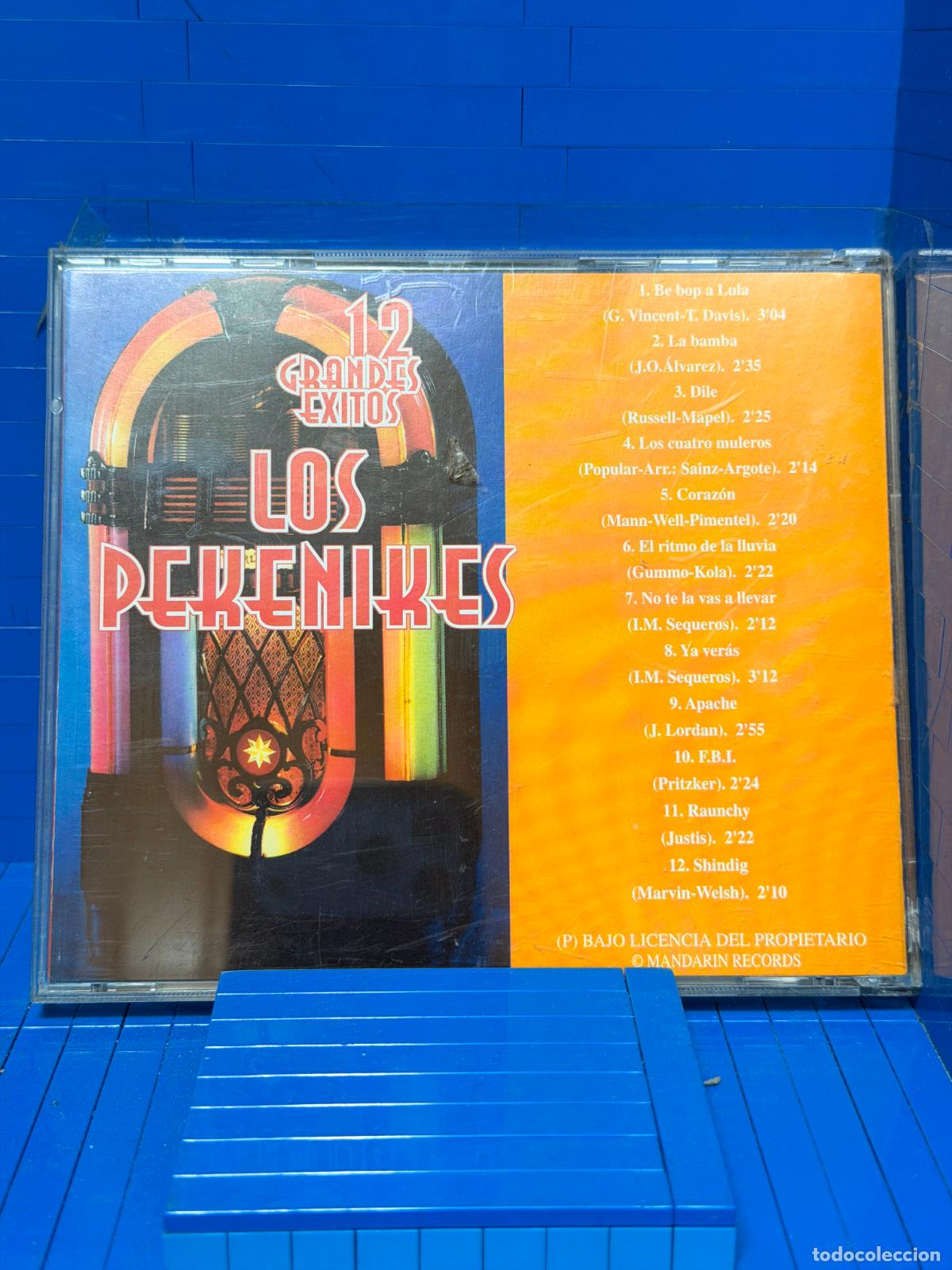 CDs de m&uacute;sica: 12 GRANDES &Eacute;XITOS &ndash; LOS PEKENIKES &ndash; CD - Foto 2