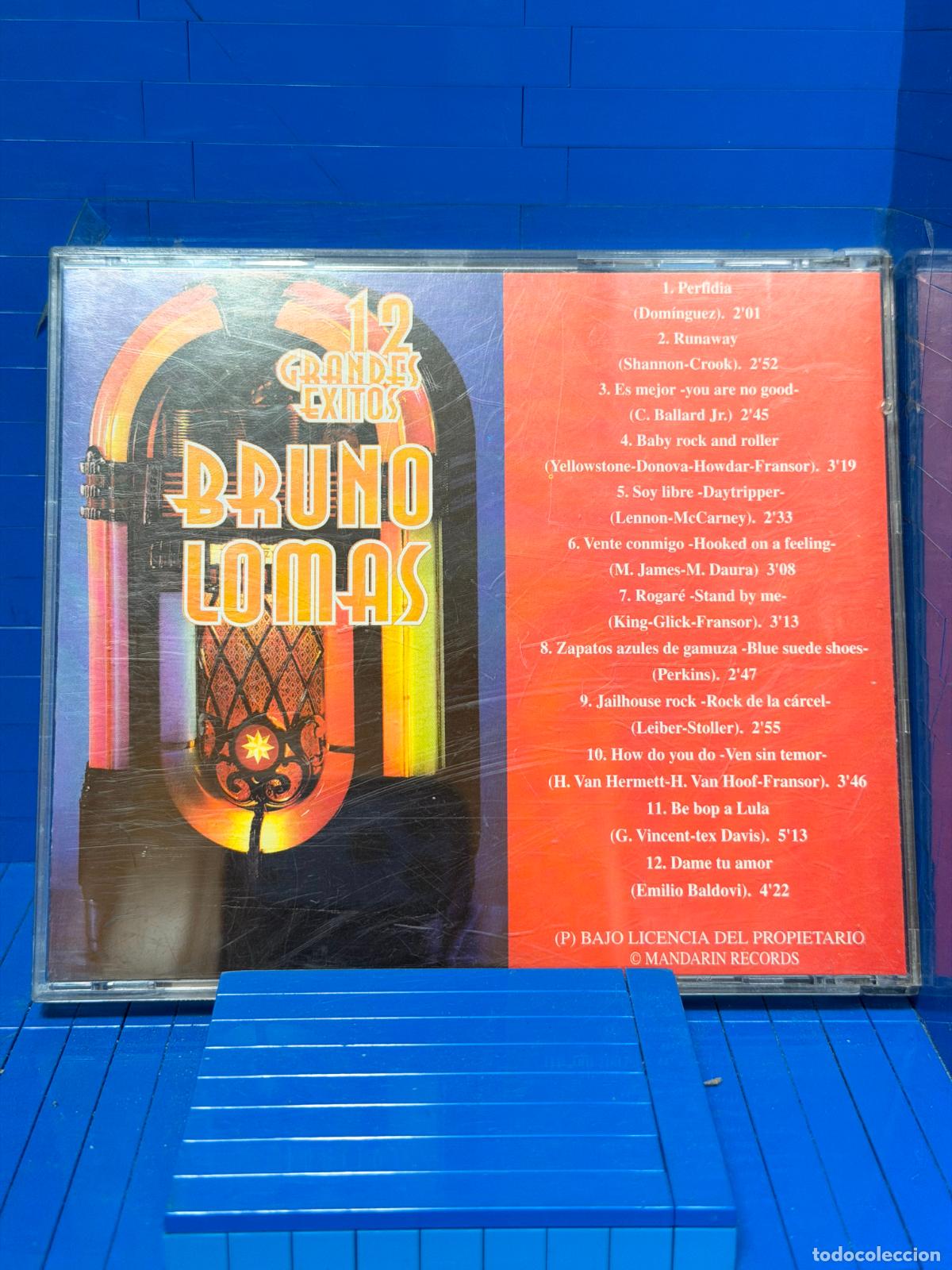 CDs de m&uacute;sica: EXITOS &ndash; BRUNO LOMAS &ndash; CD - Foto 2