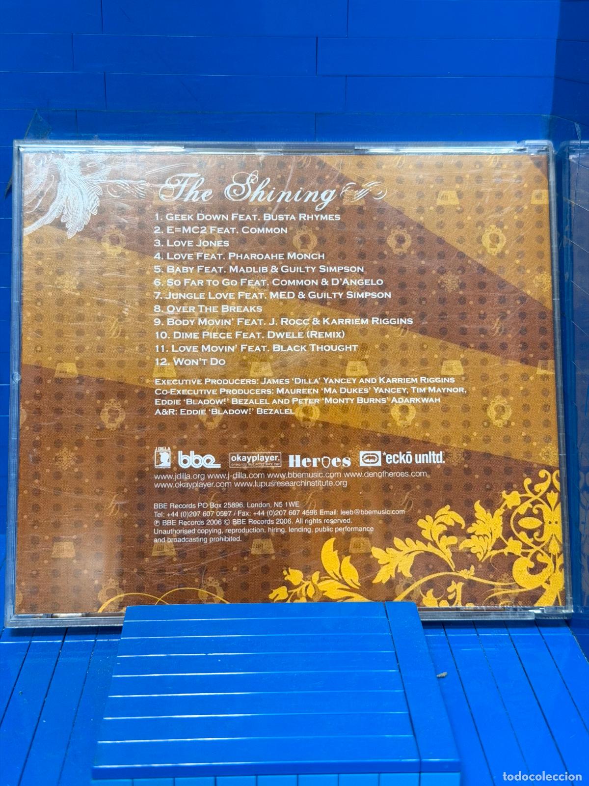 CDs de m&uacute;sica: THE SHINING &ndash; J DILLA &ndash; 2006 &ndash; CD - Foto 2