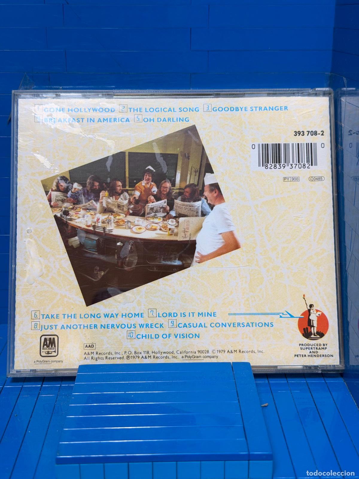 CDs de m&uacute;sica: BREAKFAST IN AMERICA &ndash; SUPERTRAMP &ndash; 1979 &ndash; CD - Foto 2