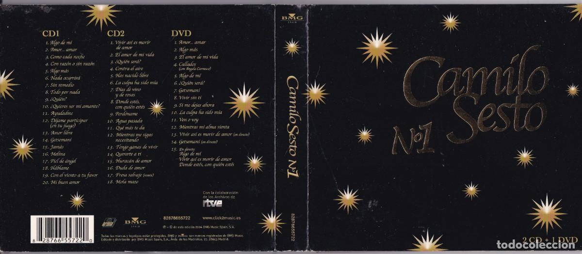 CDs de m&uacute;sica: CAMILO SESTO - N&ordm;1 - DOBLE CD + DVD - BMG MUSIC SPAIN 2004