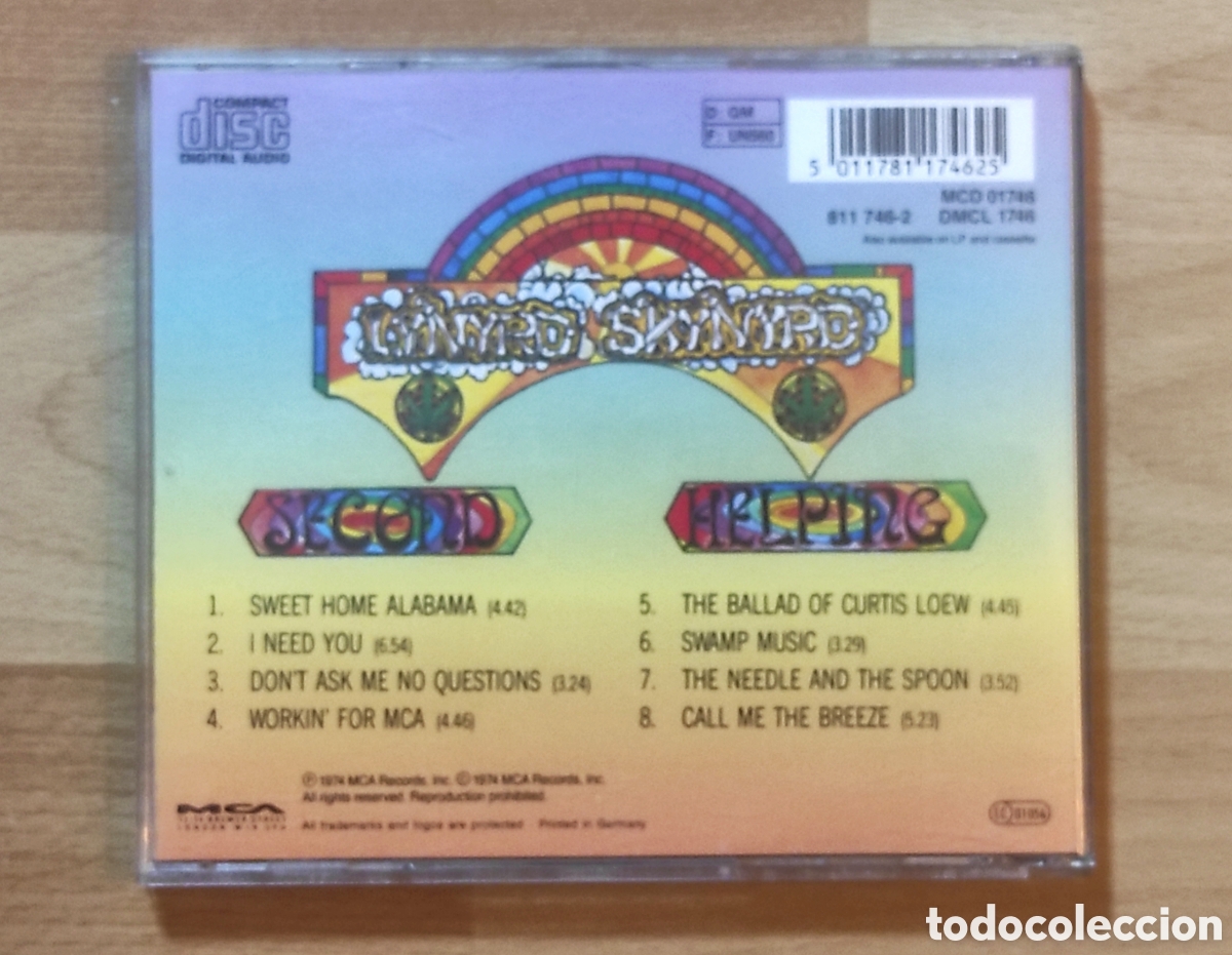 CDs de m&uacute;sica: Lynyrd Skynyrd - Second Helping.CD - Foto 2
