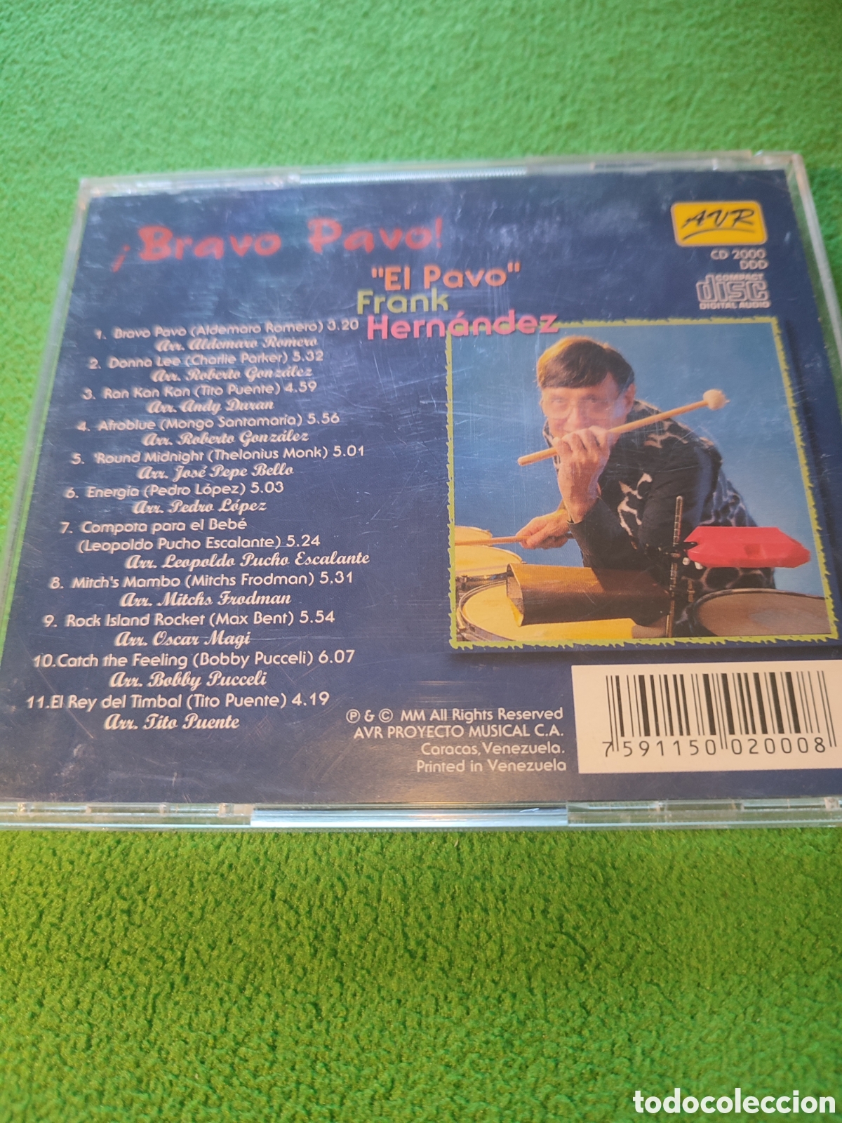CDs de m&uacute;sica: Frank Hern&aacute;ndez El Pavo - Bravo pavo - Foto 3