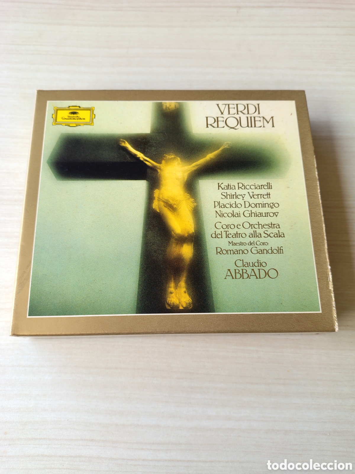 CDs de m&uacute;sica: VERDI REQUIEM 2CD BOX ( 1980 DEUTSCHE GRAMMOPHON) PL&Aacute;CIDO DOMINGO CLAUDIO ABBADO SHIRLEY VERRETT