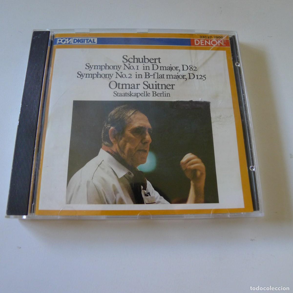 CDs de m&uacute;sica: Schubert, Otmar Suitner Conducting Staatskapelle Berlin &ndash; Symphonys Nos.1 & 2cd denon japan