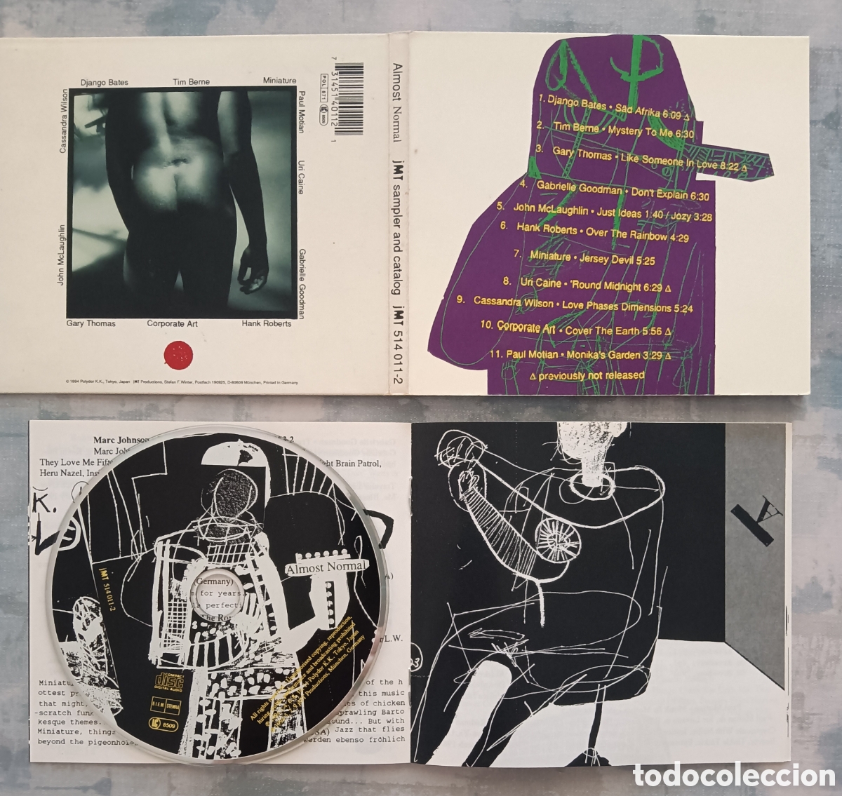 CDs de m&uacute;sica: Almost Normal - JMT sampler and catalog - Foto 2
