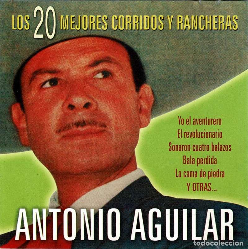 CDs de m&uacute;sica: Antonio Aguilar - Los 20 Mejores Corridos y Rancheras. CD