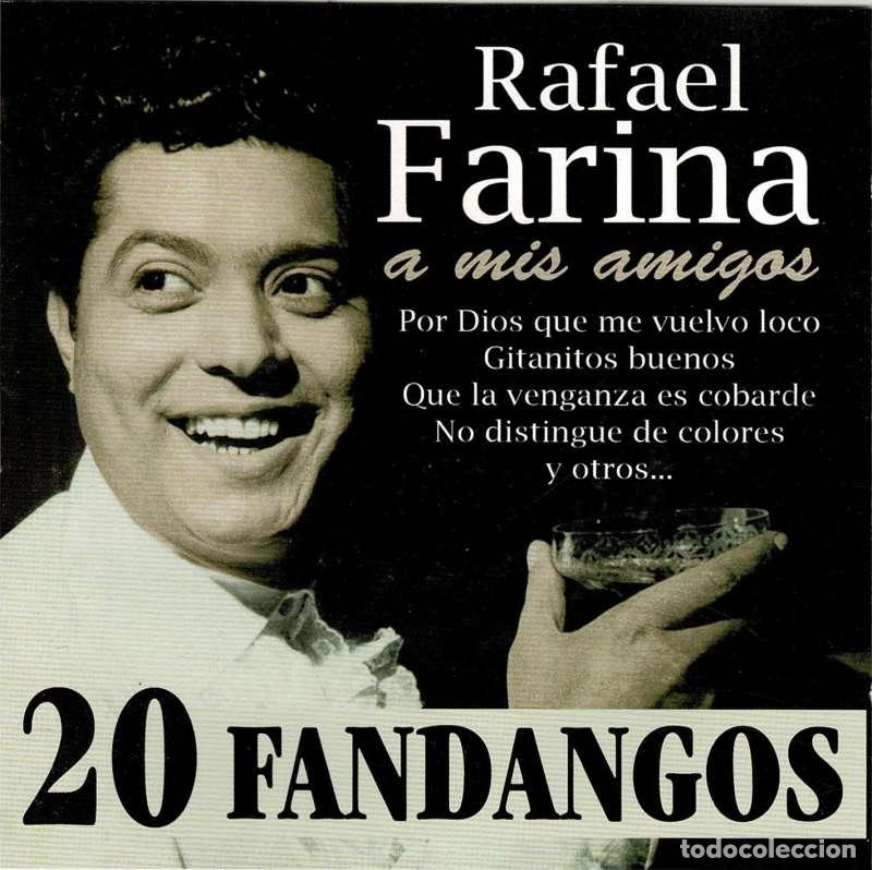 CDs de m&uacute;sica: Rafael Farina - A mis amigos por fandangos. CD