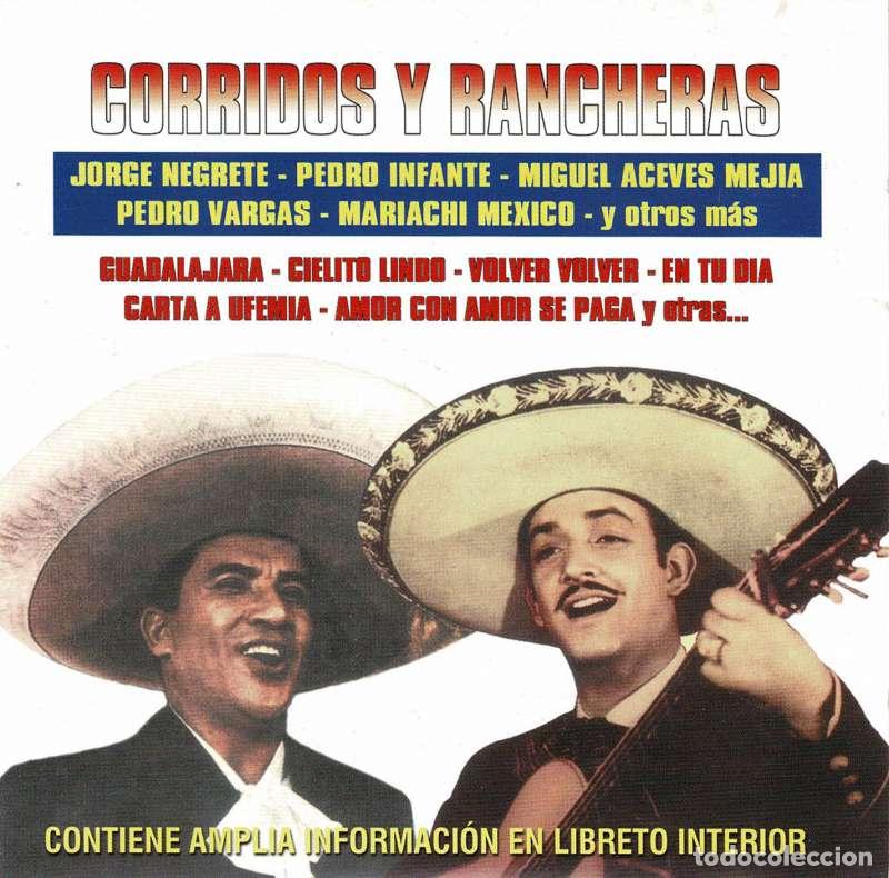 CDs de m&uacute;sica: Jorge Negrete, Pedro Infante, Miguel Aceves Mej&iacute;a - Corridos y Rancheras Vol. 2. CD