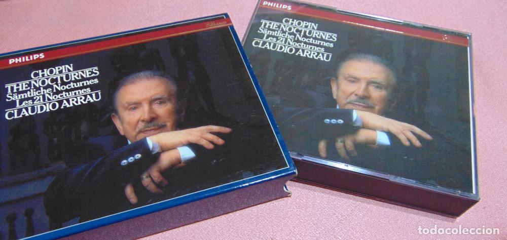 Musik-CDs: CHOPIN - THE NOCTURNES - CLAUDIO ARRAU - 2 CD SET DE PHILIPS CLASSICS - MADE IN WEST GERMANY