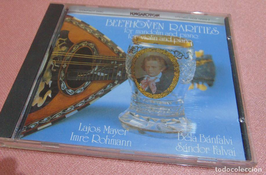 CDs de m&uacute;sica: BEETHOVEN RARITIES - mandolin and piano - violin and piano - CD MANUFACTURED IN JAPAN -HUNGAROTON CD