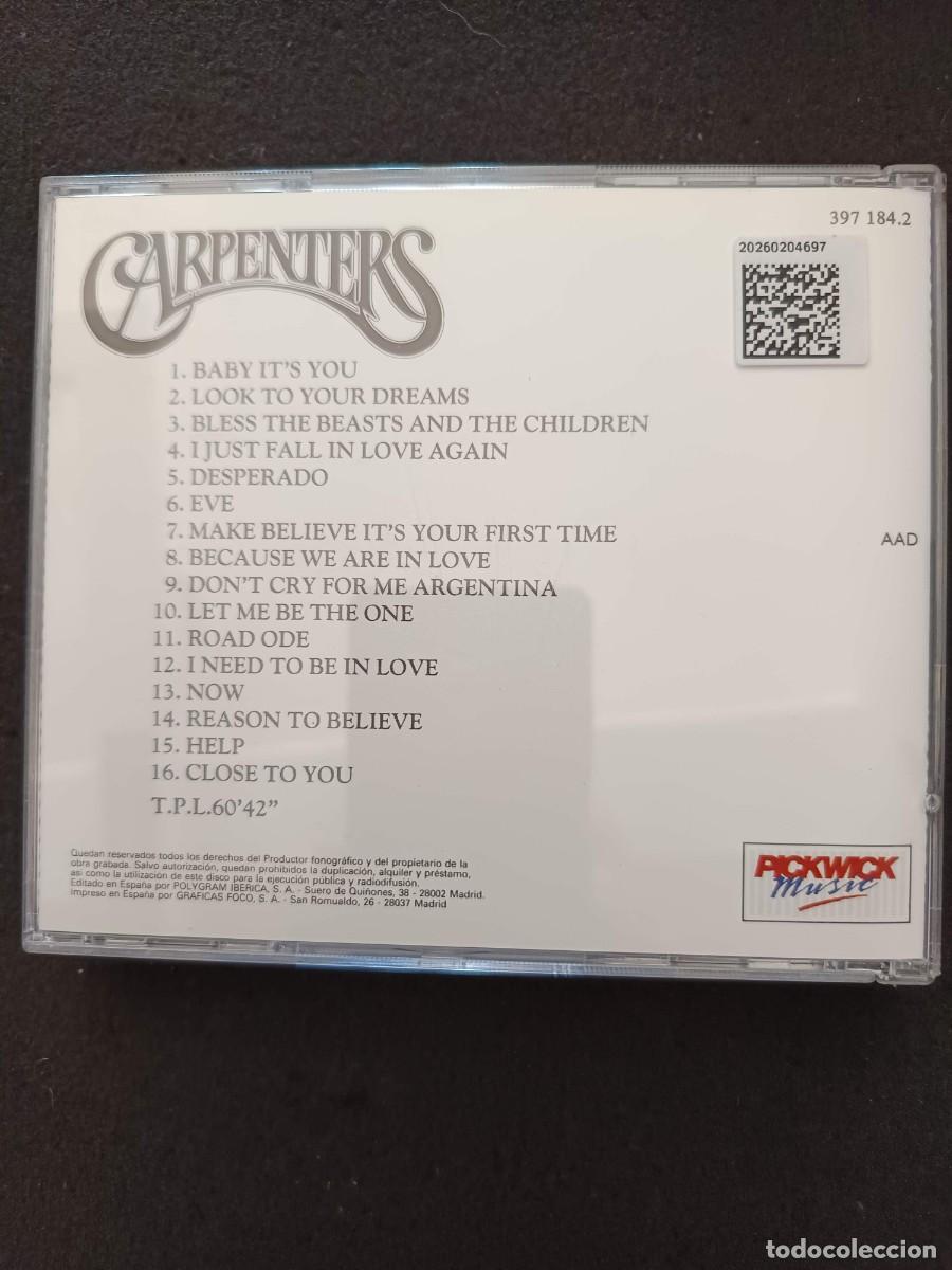 CDs de m&uacute;sica: CARPENTERS. TREASURES - Foto 2