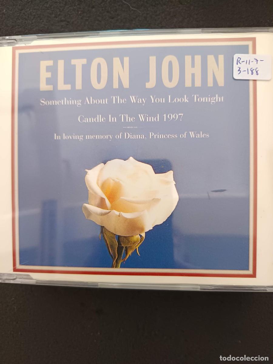 CDs de m&uacute;sica: ELTON JOHN. SOMETHING ABOUT THE WAY YOU LOOK TONIGHT. CANDLE IN THE WIND 1997. IN LOVING MEMORY OF D