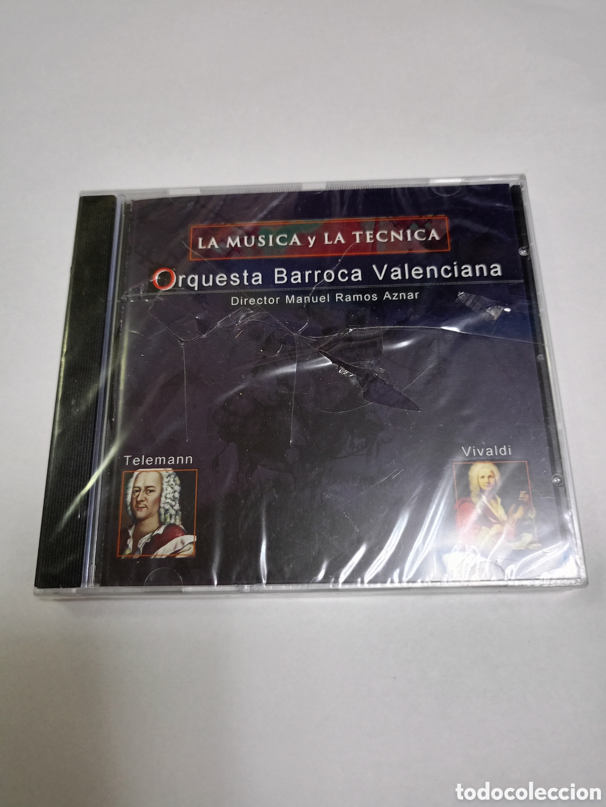 CDs de m&uacute;sica: Orquesta Barroca Valenciana, Manuel Ramos Aznar, La M&uacute;sica y La T&eacute;cnica, CD precintado