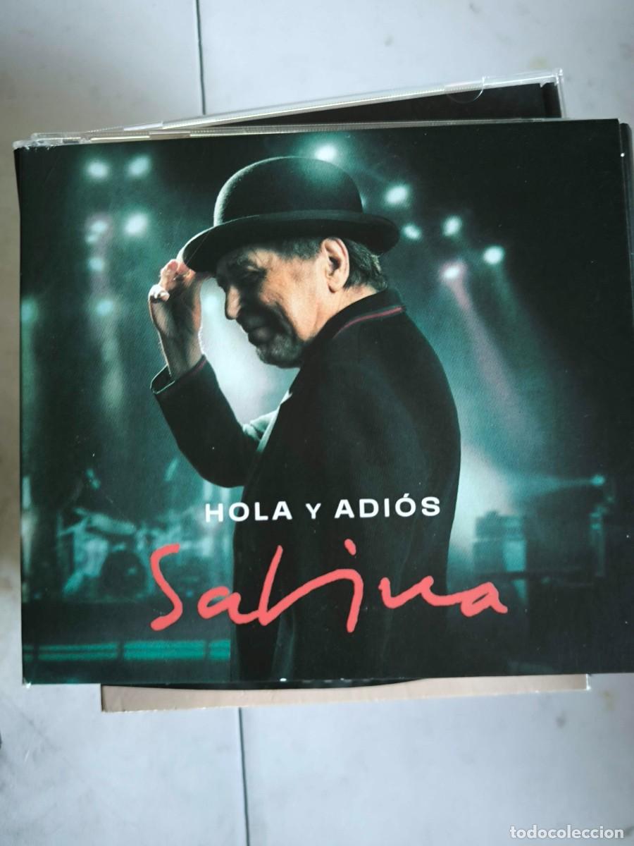 CDs de m&uacute;sica: hola y adi&oacute;s joaqu&iacute;n sabina 2cds