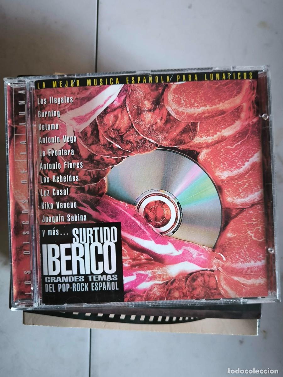 CDs de m&uacute;sica: CD Surtido Ib&eacute;rico. Ilegales Burning Antonio Vega Rebeldes Sabina Kiko Veneno Luz Casal Nacha Pop