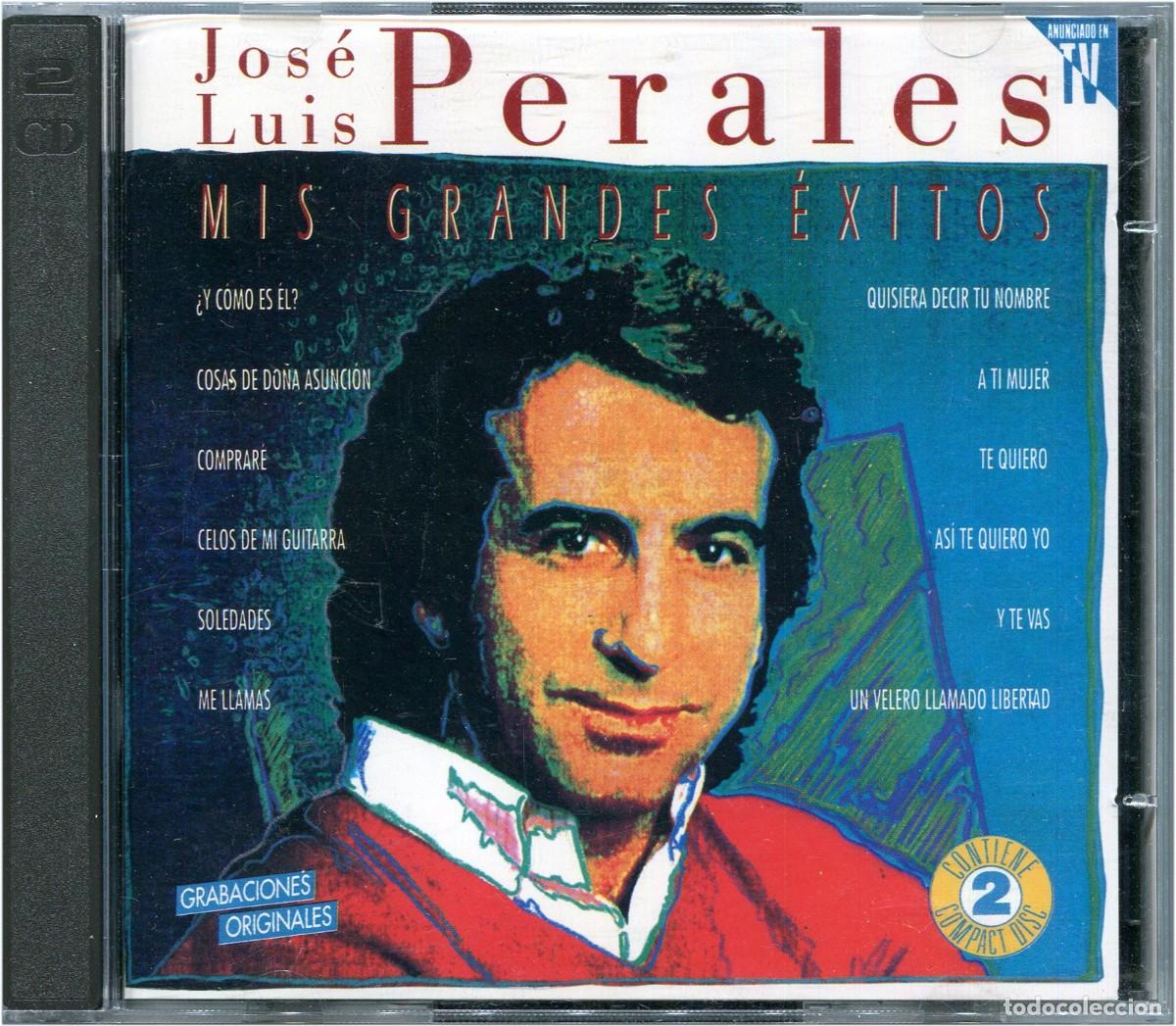 CDs de m&uacute;sica: Jos&eacute; Luis Perales &ndash; Mis Grandes &Eacute;xitos - 2xCD Spain 1994 - Hispavox 8 30554 2 - VG+/EX