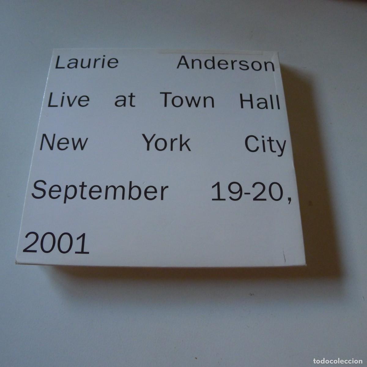 CDs de m&uacute;sica: Laurie Anderson &ndash; Live At Town Hall New York City September 19-20, 2001 2CD digipack