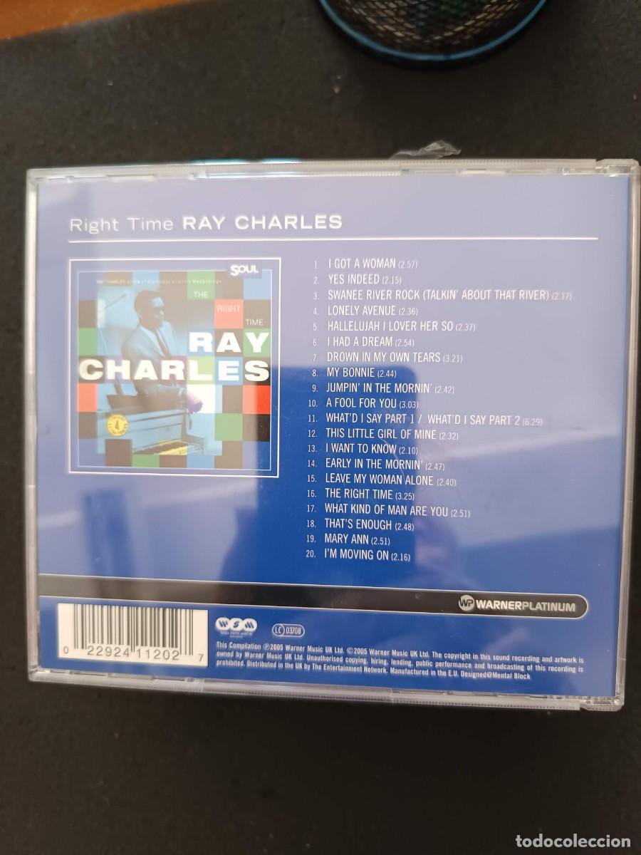 CDs de m&uacute;sica: RAY CHARLES: THE RIGHT TIME - Foto 2