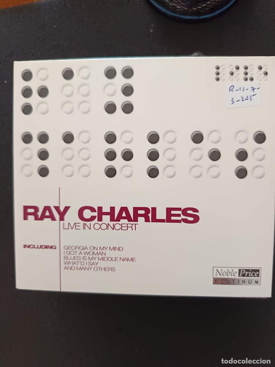 CDs de m&uacute;sica: RAY CHARLES: LIVE IN CONCERT