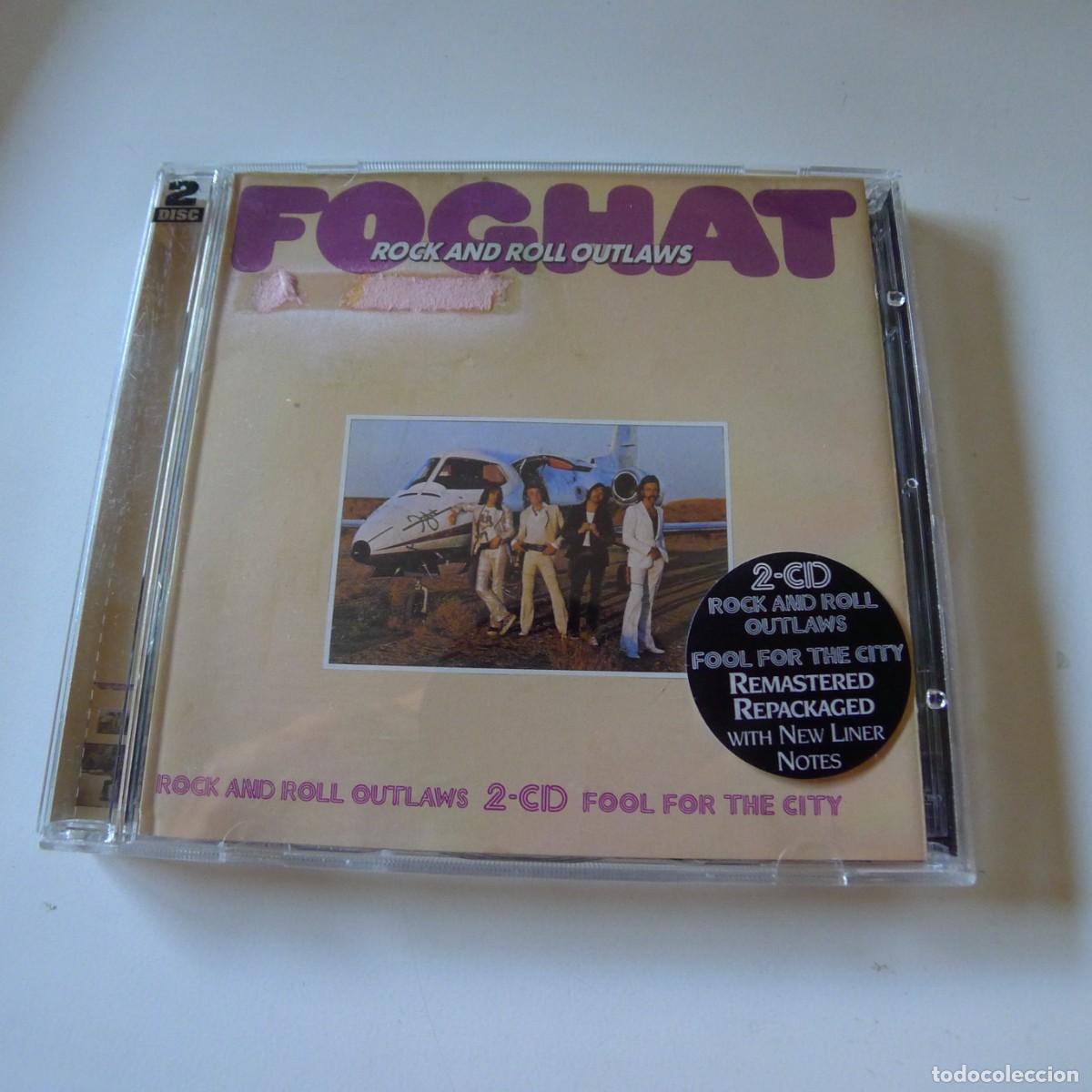 CDs de m&uacute;sica: Foghat &ndash; Rock And Roll Outlaws / Fool For The City 2CD edicion UK