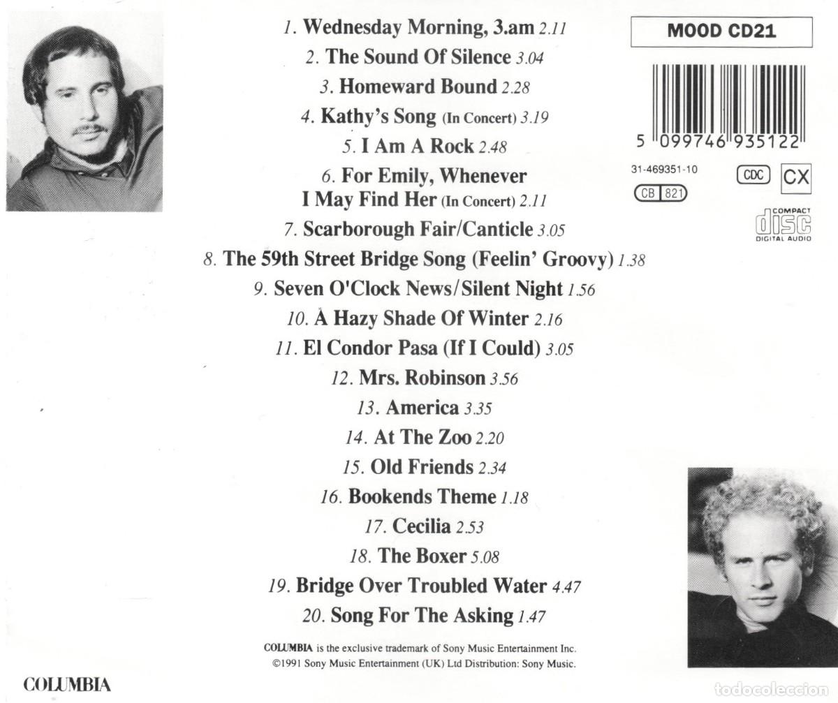 CDs de m&uacute;sica: SIMON & GARFUNKEL. THE DEFINITIVE. RECOPILATORIO. CD. - Foto 2