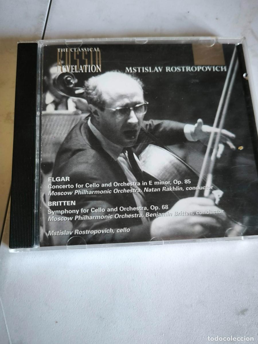 CDs de m&uacute;sica: ROSTROPOVICH RUSSIAN REVELATION ELGAR BRITTEN
