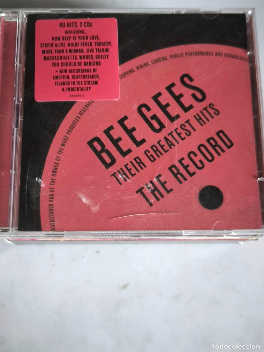 CDs de m&uacute;sica: BEE GEES THE GRATEST HITS THE RECORD 2CDS